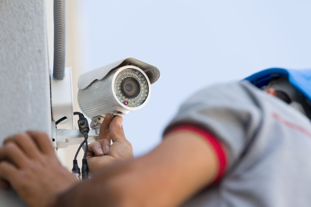 Surveillance Zone installer at work